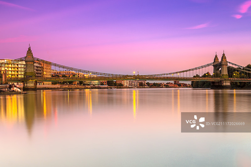 哈默史密斯桥熟食店景观图片素材