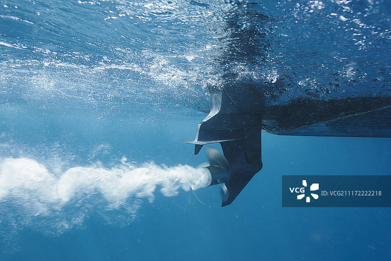 水下船用螺旋桨图片素材