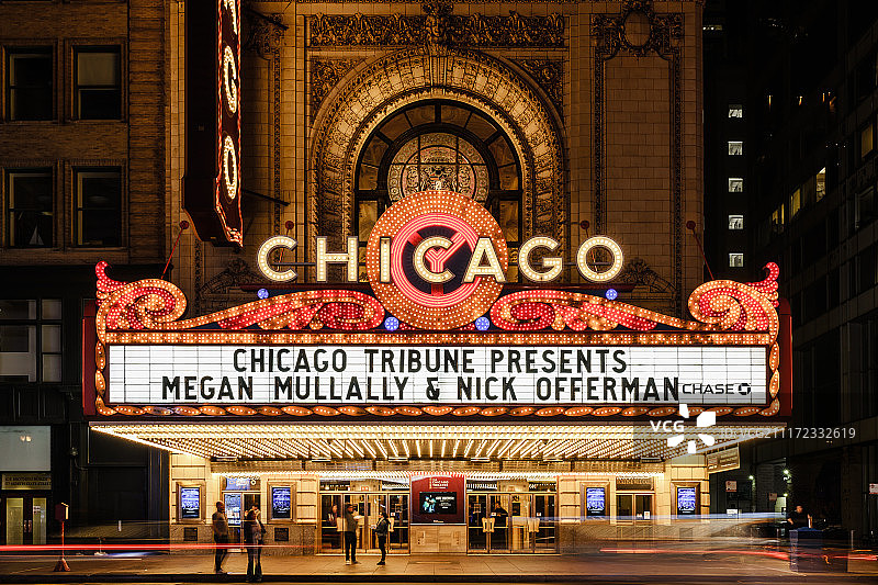 芝加哥剧院图片素材