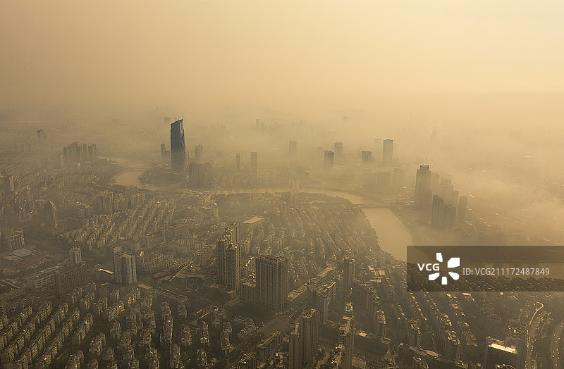 湖州 苕溪 晨雾图片素材