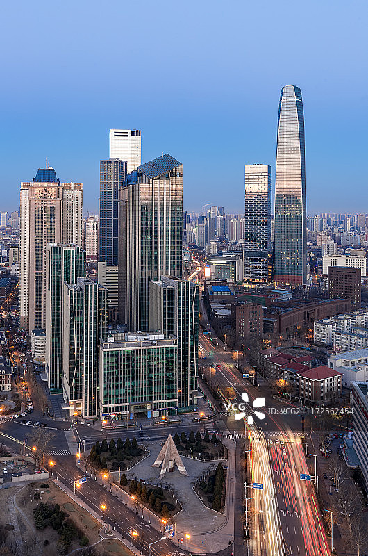 天津南京路现代城图片素材