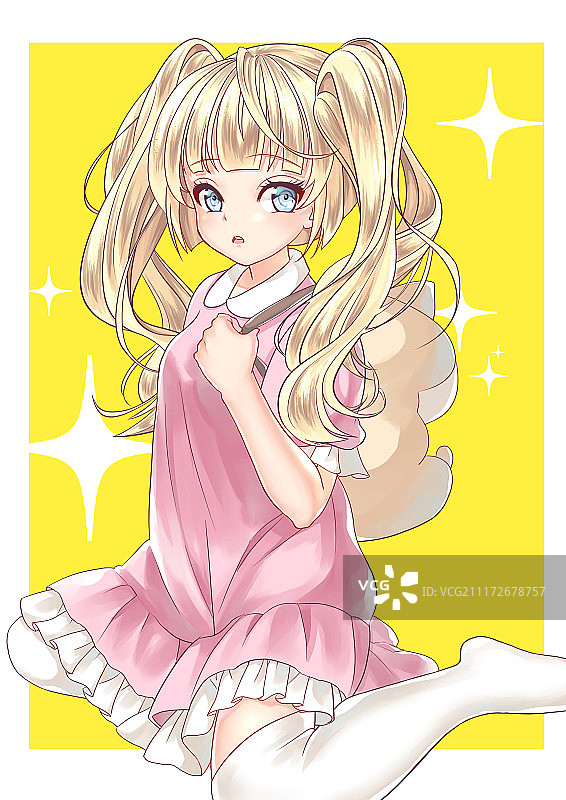 双马尾萝莉图片素材