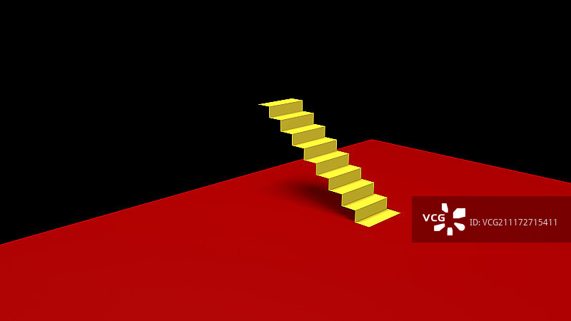 简约色彩楼梯创意静物图片素材