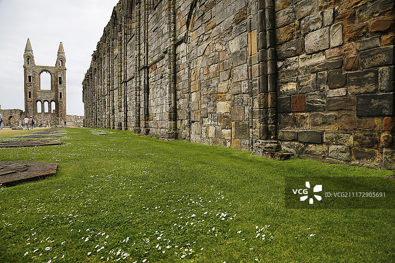 苏格兰圣安德鲁斯大教堂图片素材