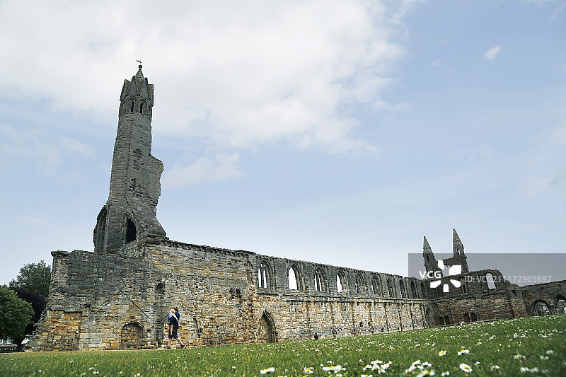 苏格兰圣安德鲁斯大教堂图片素材