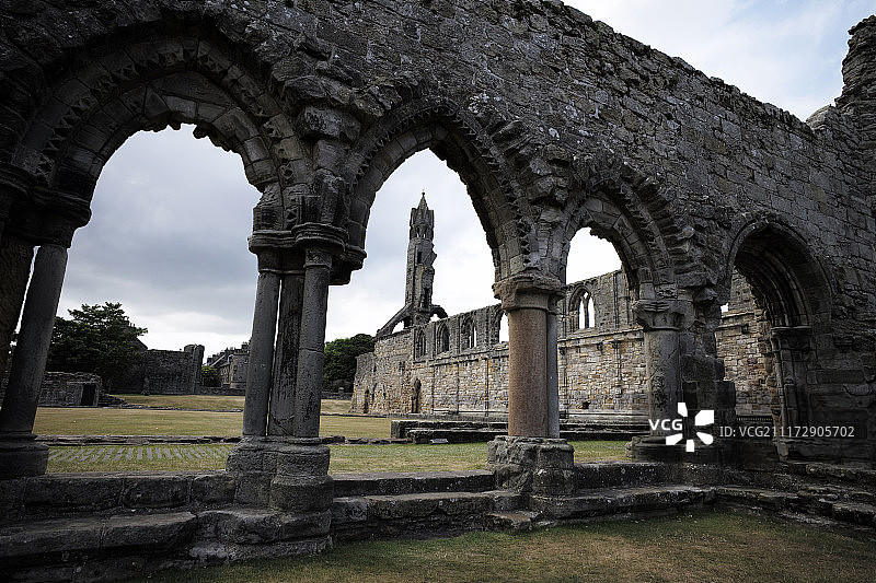 苏格兰圣安德鲁斯大教堂图片素材