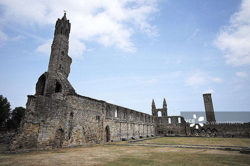 苏格兰圣安德鲁斯大教堂图片素材