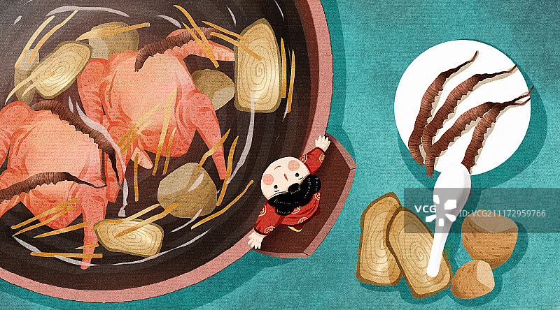 冬季进补食材图片素材