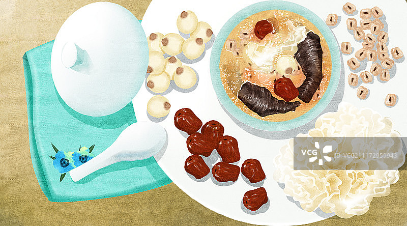 冬季进补食材图片素材