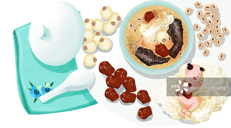 冬季进补食材图片素材