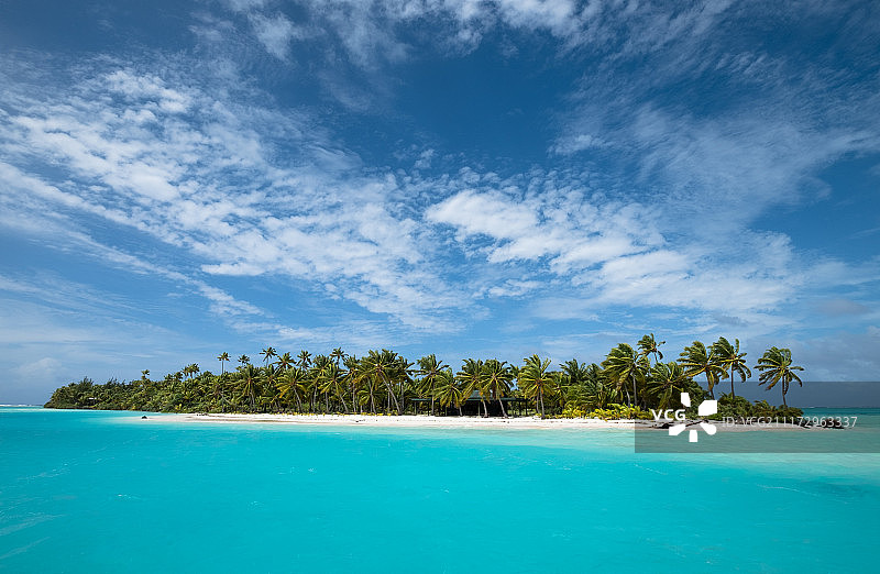 艾图塔基岛（库克群岛）一英尺岛图片素材