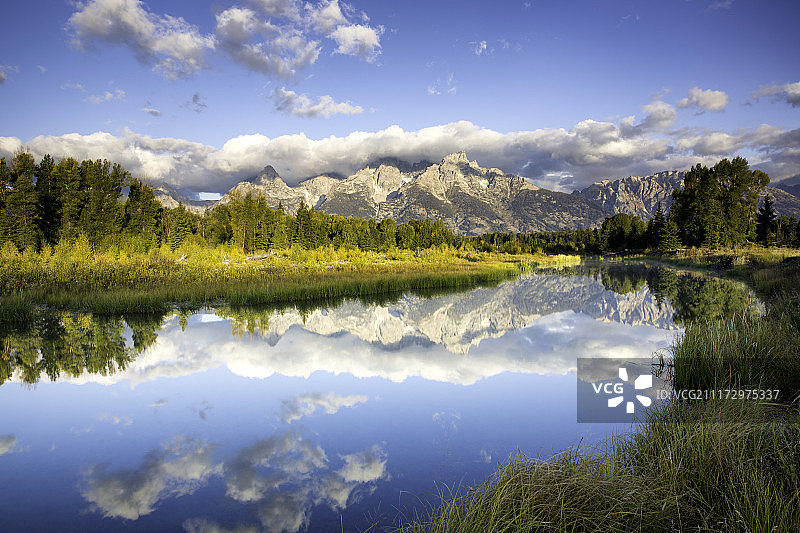 美国大提顿国家公园施瓦巴赫登陆点图片素材