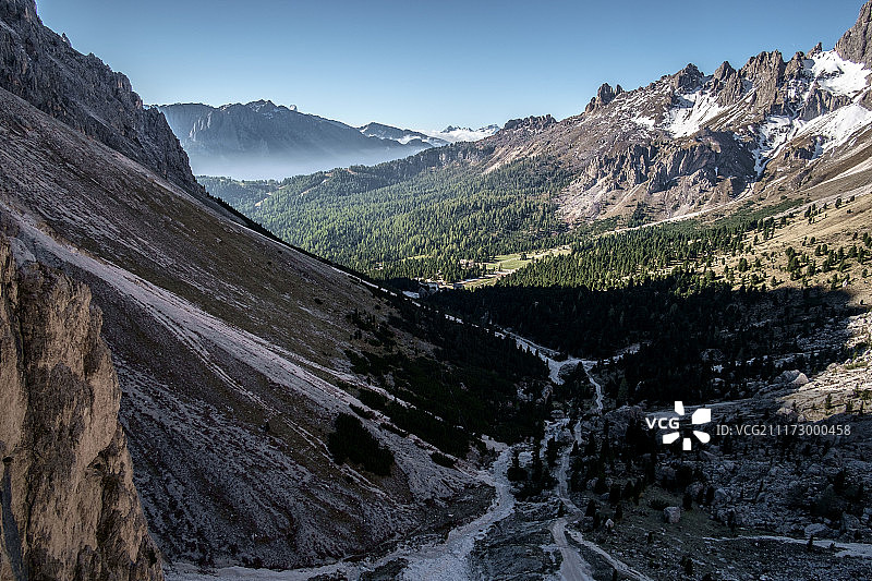 从普鲁士避难所向南眺望图片素材