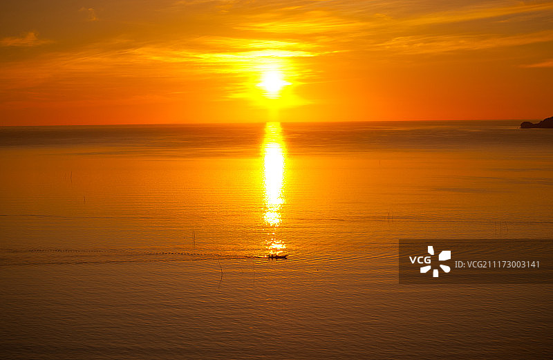 金色海洋图片素材