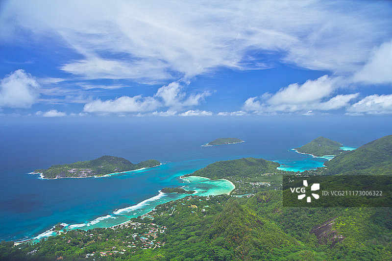 莫恩布朗山，塞舌尔图片素材