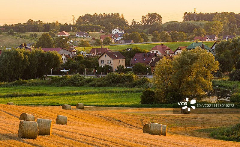 波兰乡村景观图片素材