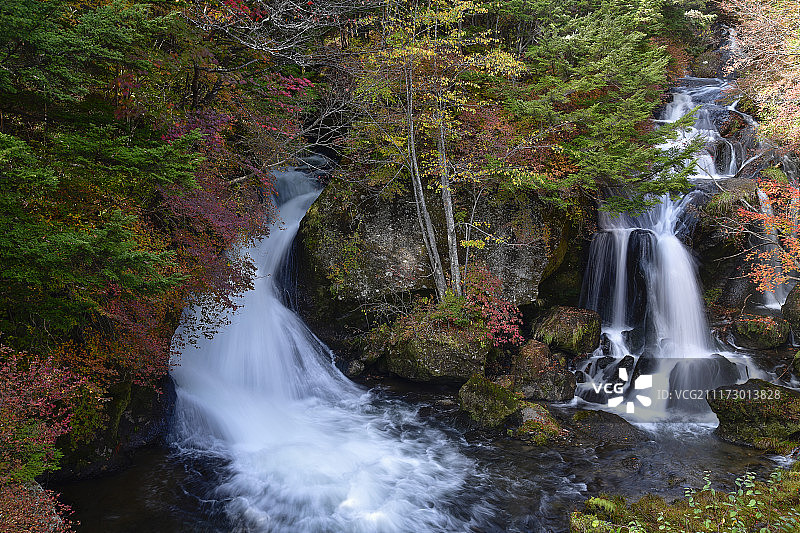 瀑布景观图片素材