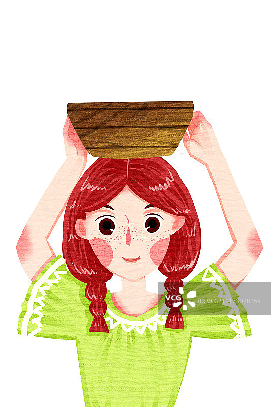 可爱少女图片素材