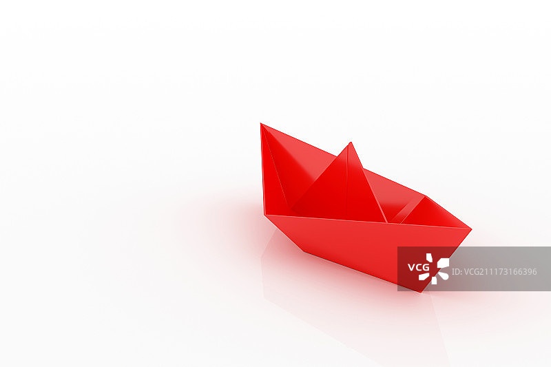 纸做的小船图片素材