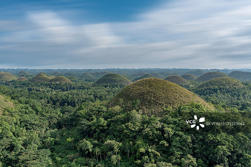 菲律宾薄荷岛巧克力山风光图片素材