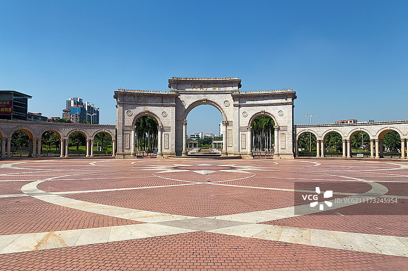 茂名景点人民广场图片素材
