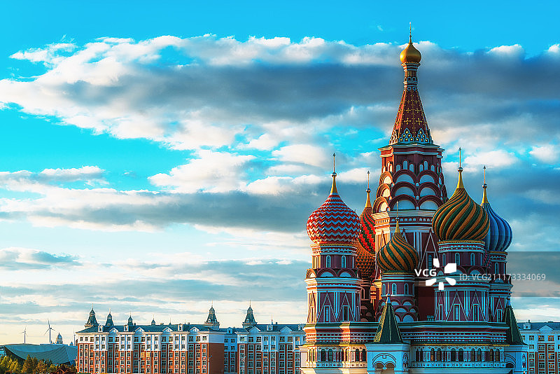 俄罗斯风格建筑图片素材