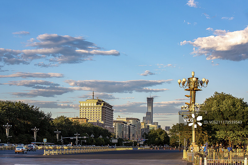长安街街景图片素材