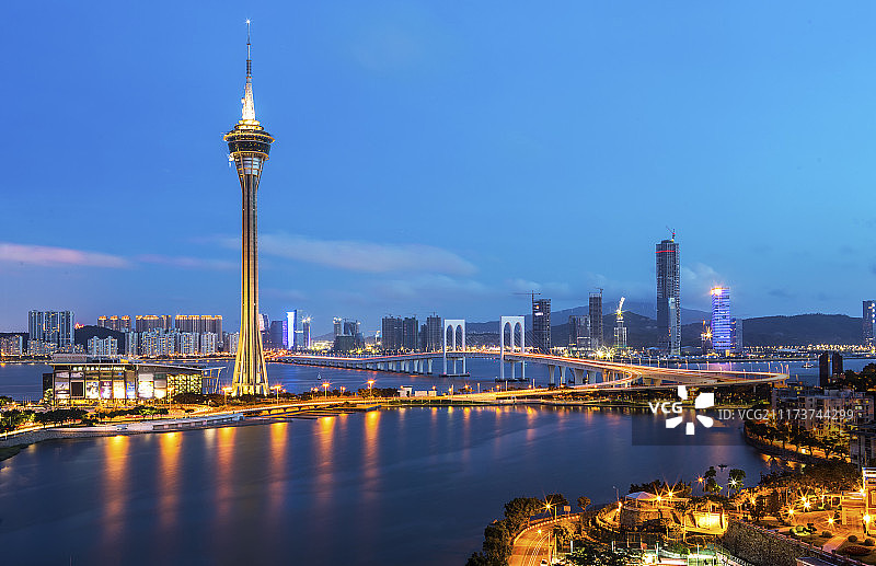 澳门旅游塔图片素材