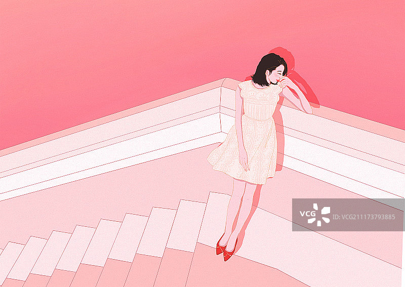 粉红佳人图片素材