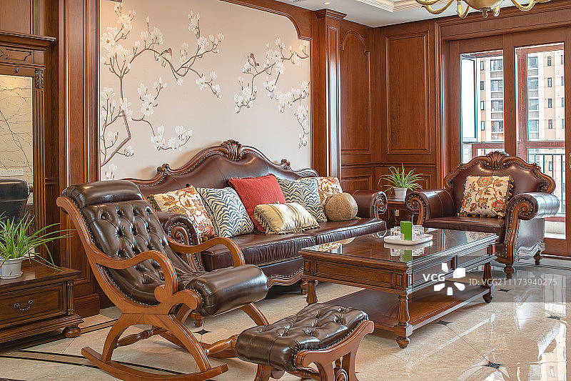 美式家具精品展示样间图片素材