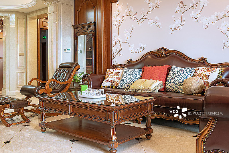 美式家具精品展示样间图片素材