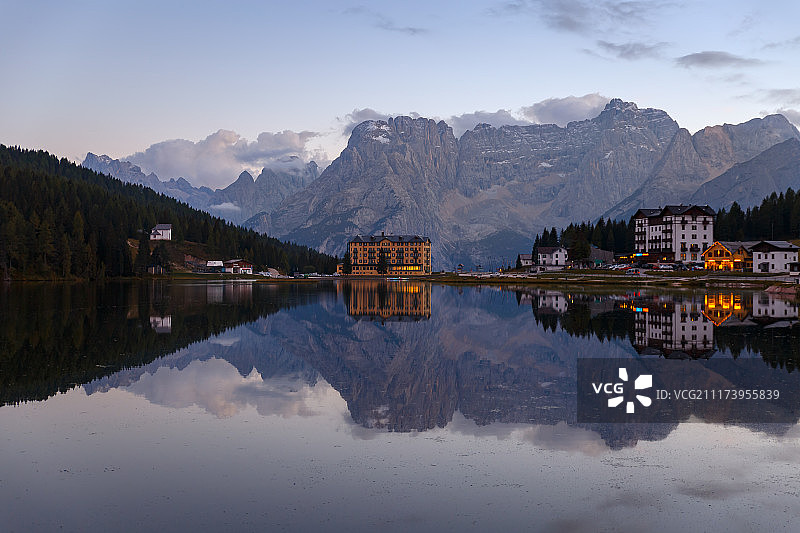 米苏里纳湖风光图片素材
