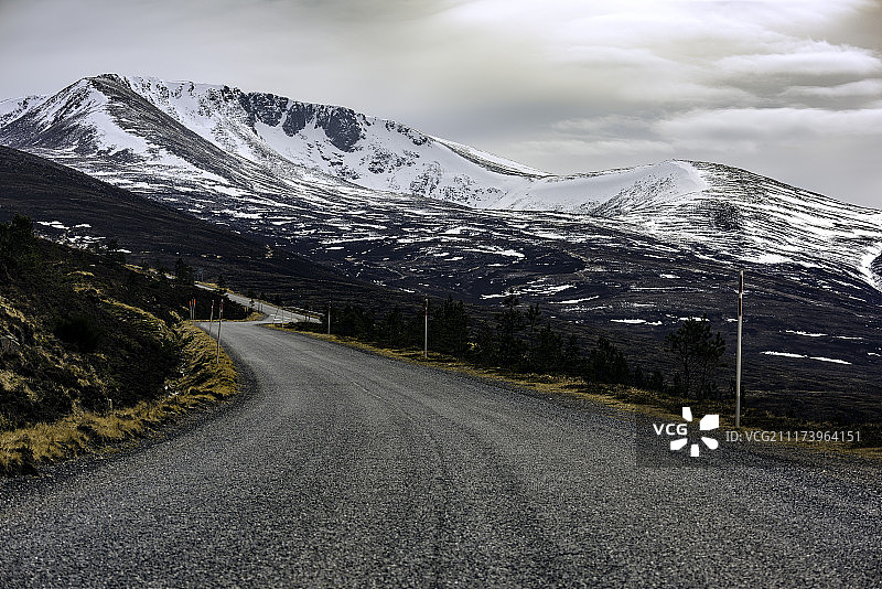 通往凯恩戈姆斯的道路图片素材