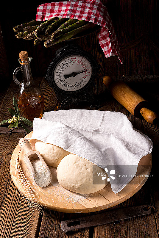 披萨面团图片素材