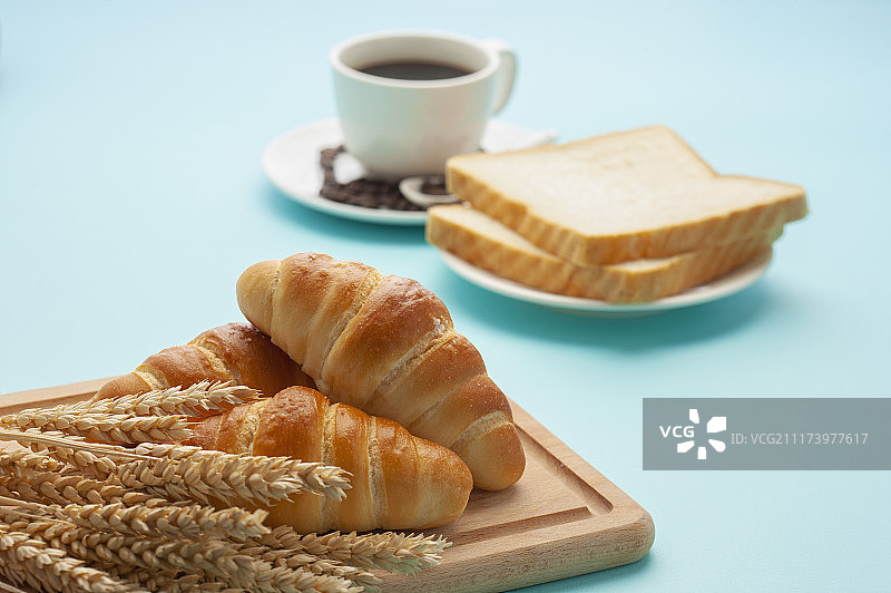 麵包和咖啡图片素材
