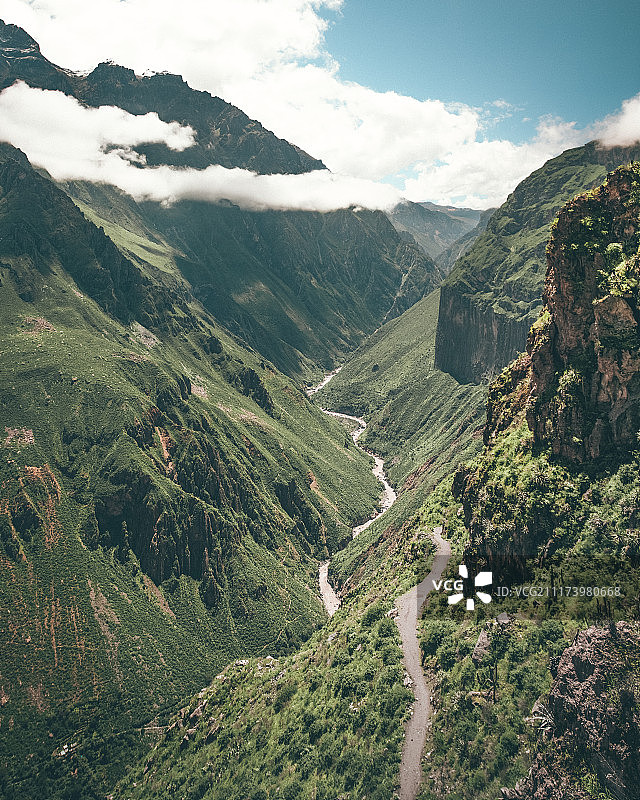 秘鲁科尔卡峡谷图片素材