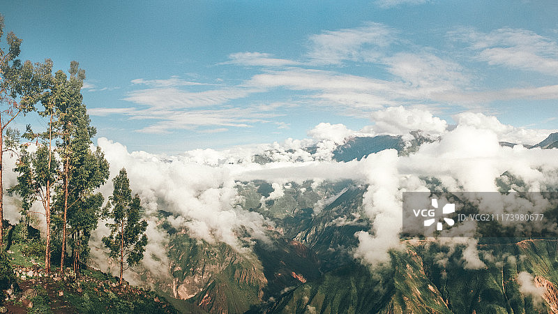 秘鲁科尔卡峡谷图片素材