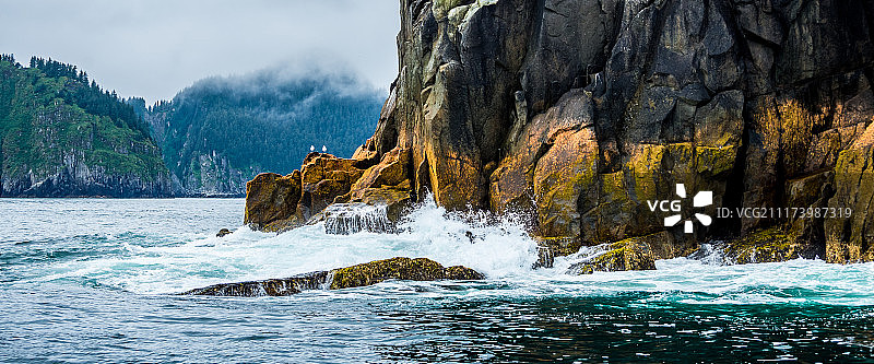 阿拉斯加海景图片素材