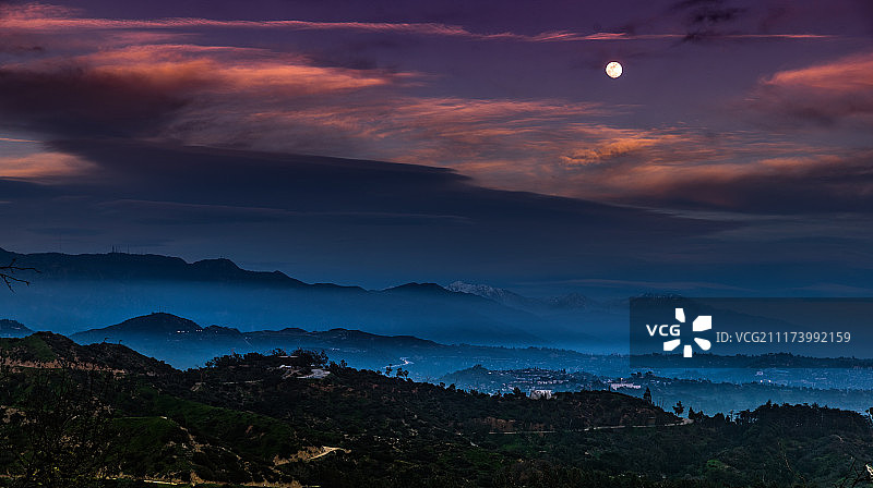 洛杉矶夜景图片素材