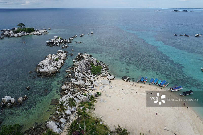 从冷库斯岛灯塔看到的景色图片素材