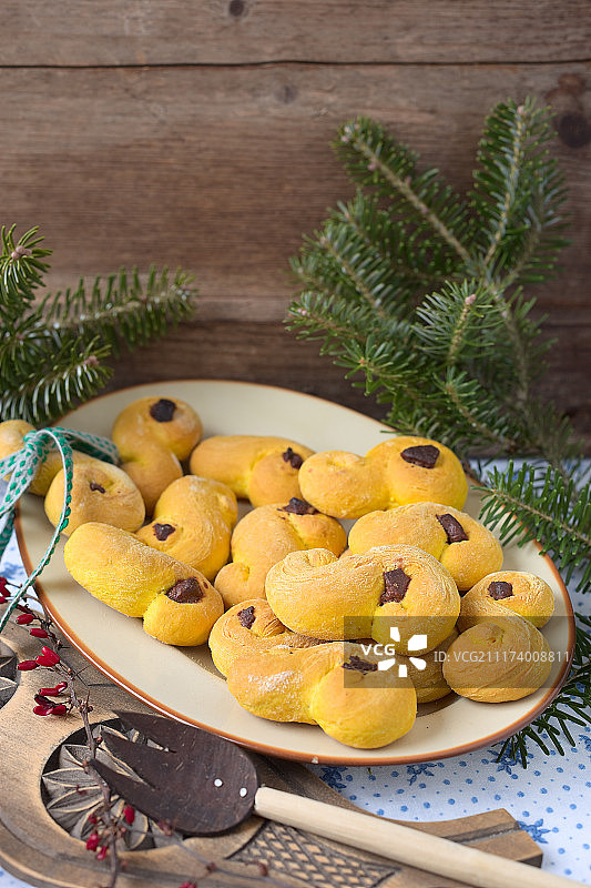 藏红花面包图片素材