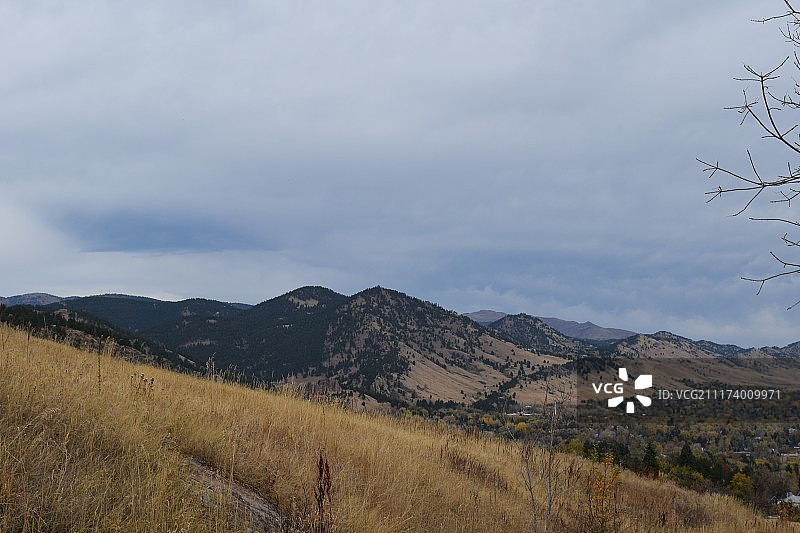 科罗拉多州博尔德市的熨斗山图片素材