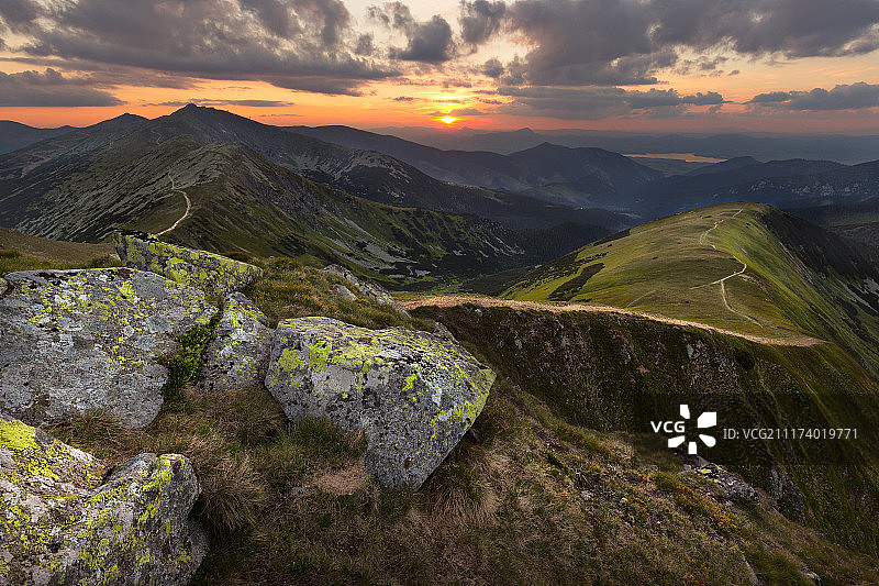 尼兹凯塔特拉山，乔波克峰图片素材