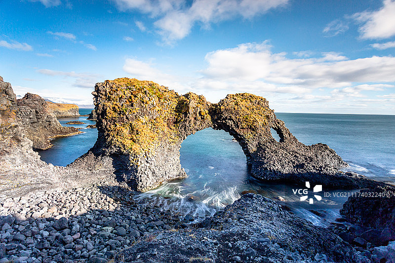 Gatklettur石拱图片素材