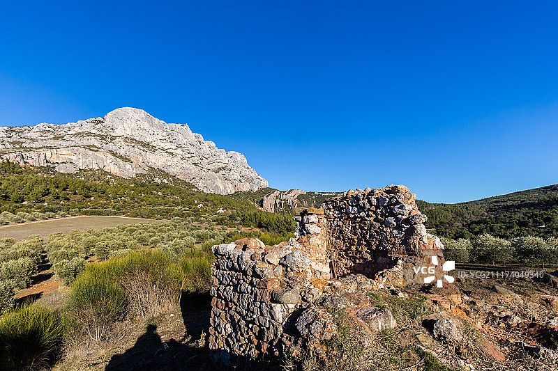 圣维克多山遗址风光图片素材