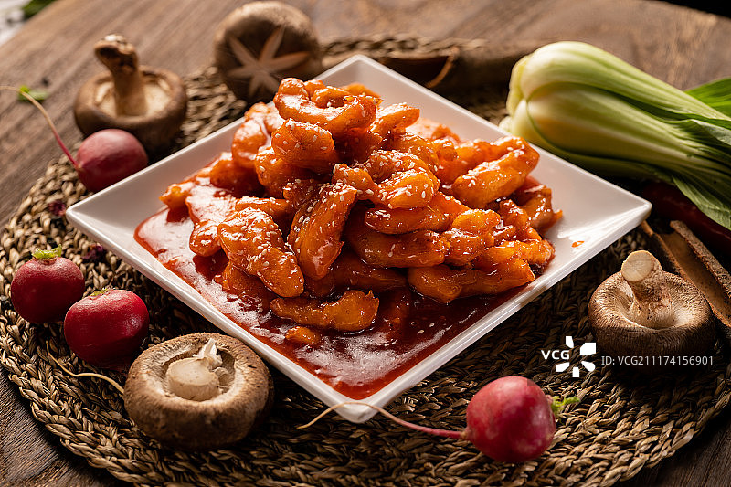 糖醋里脊图片素材