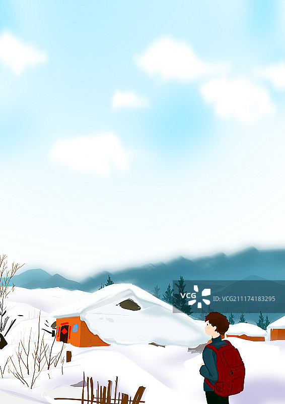 节气大雪图片素材