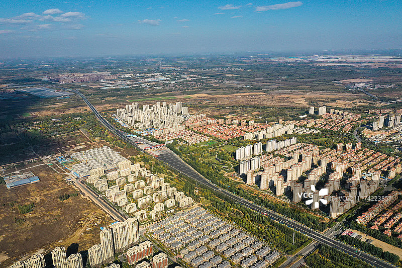 住宅区航拍图片素材