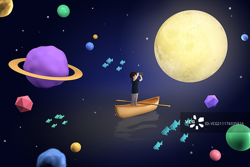 孩子们的想象力 003图片素材