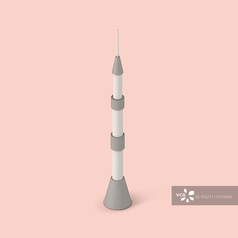 世界地标和历史建筑3D图标，旅行地标概念设计064图片素材